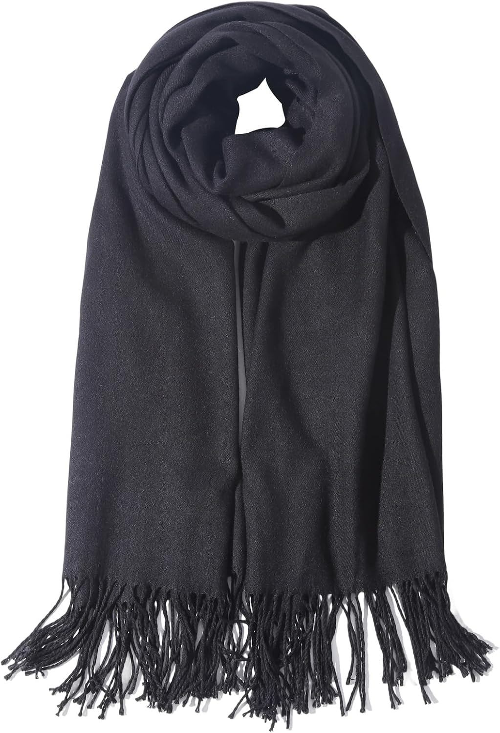 Winter chunky knit scarves