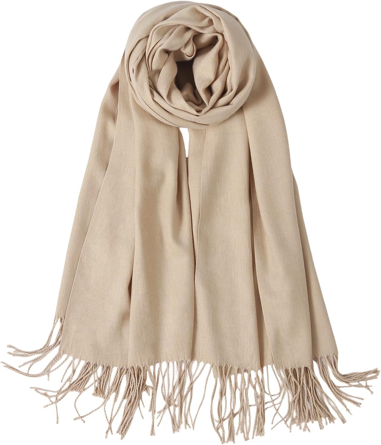 Winter Chunky Knit Scarf in Khaki