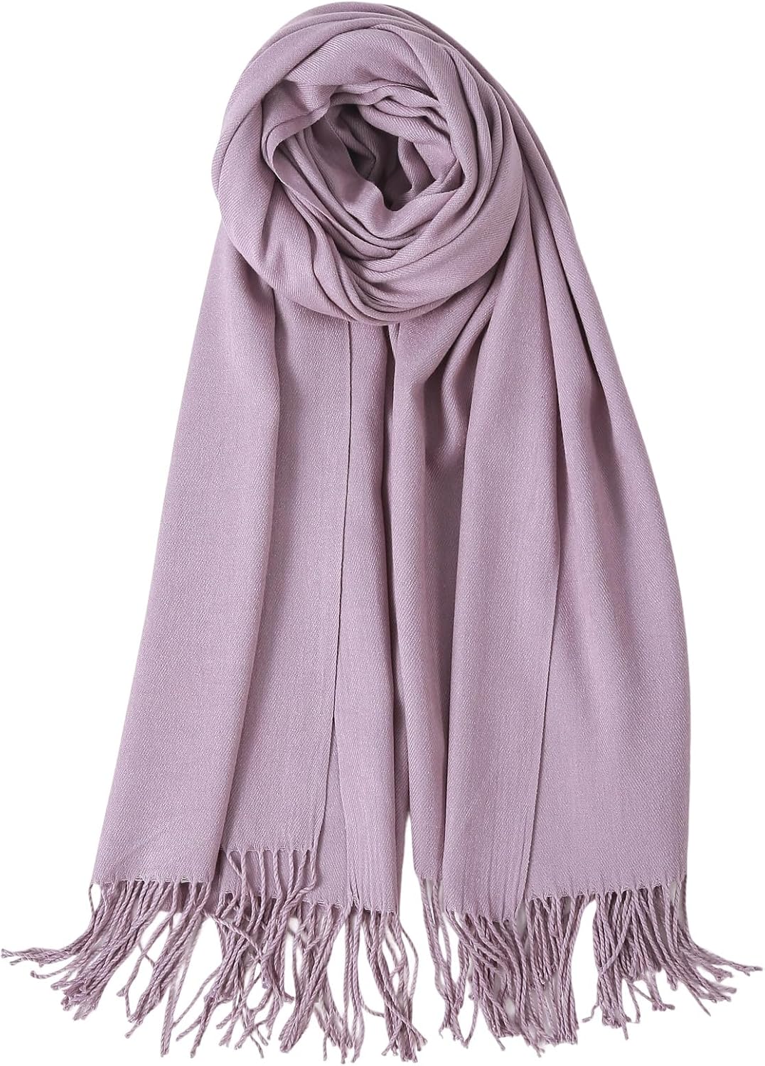 Winter Chunky Knit Scarf in Lavender
