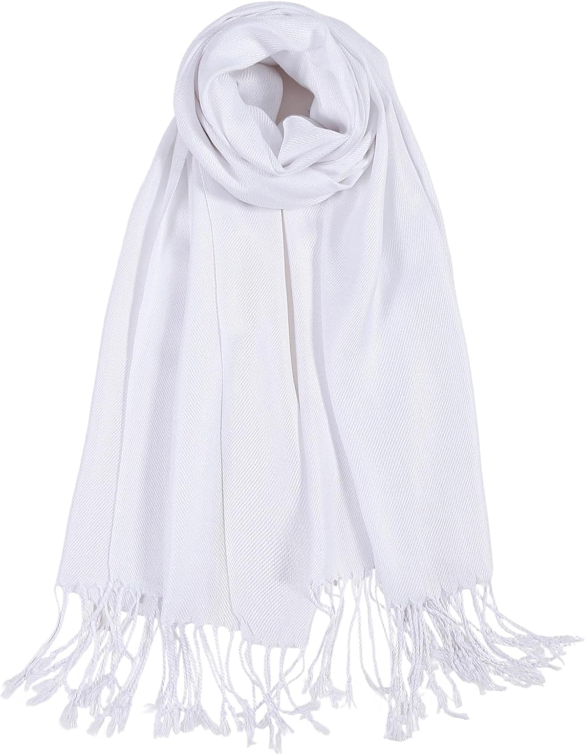 Winter Chunky Knit Scarf in Ivory